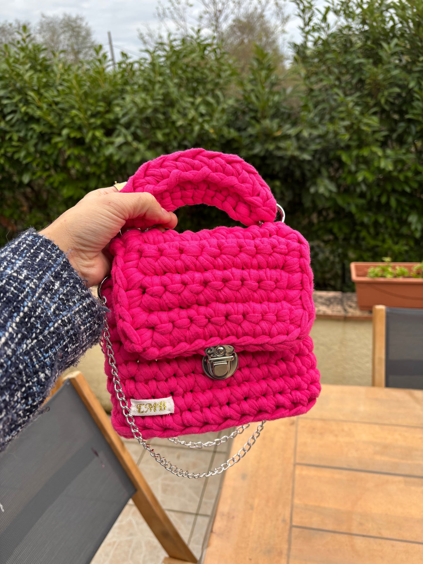 Sac en crochet (rose)