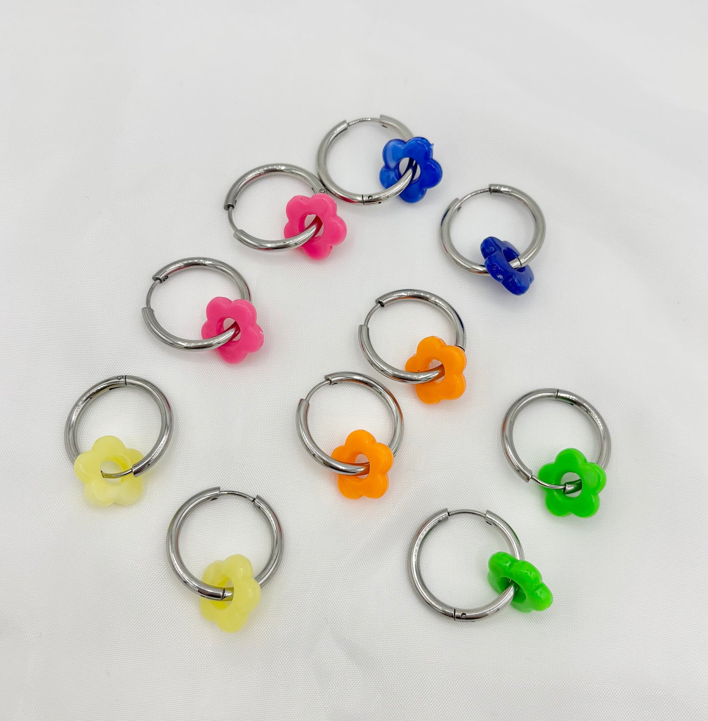 Boucles d'oreilles fleurs