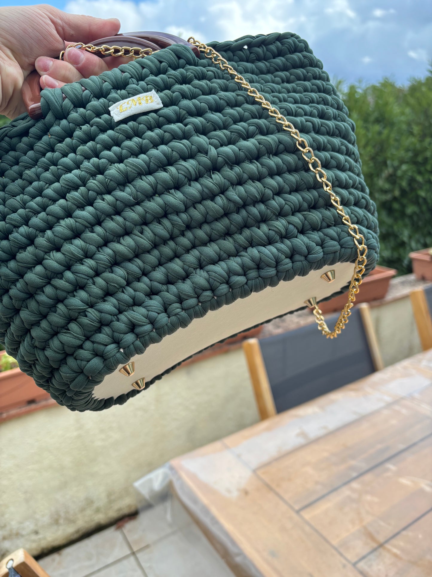 Sac en crochet (vert)
