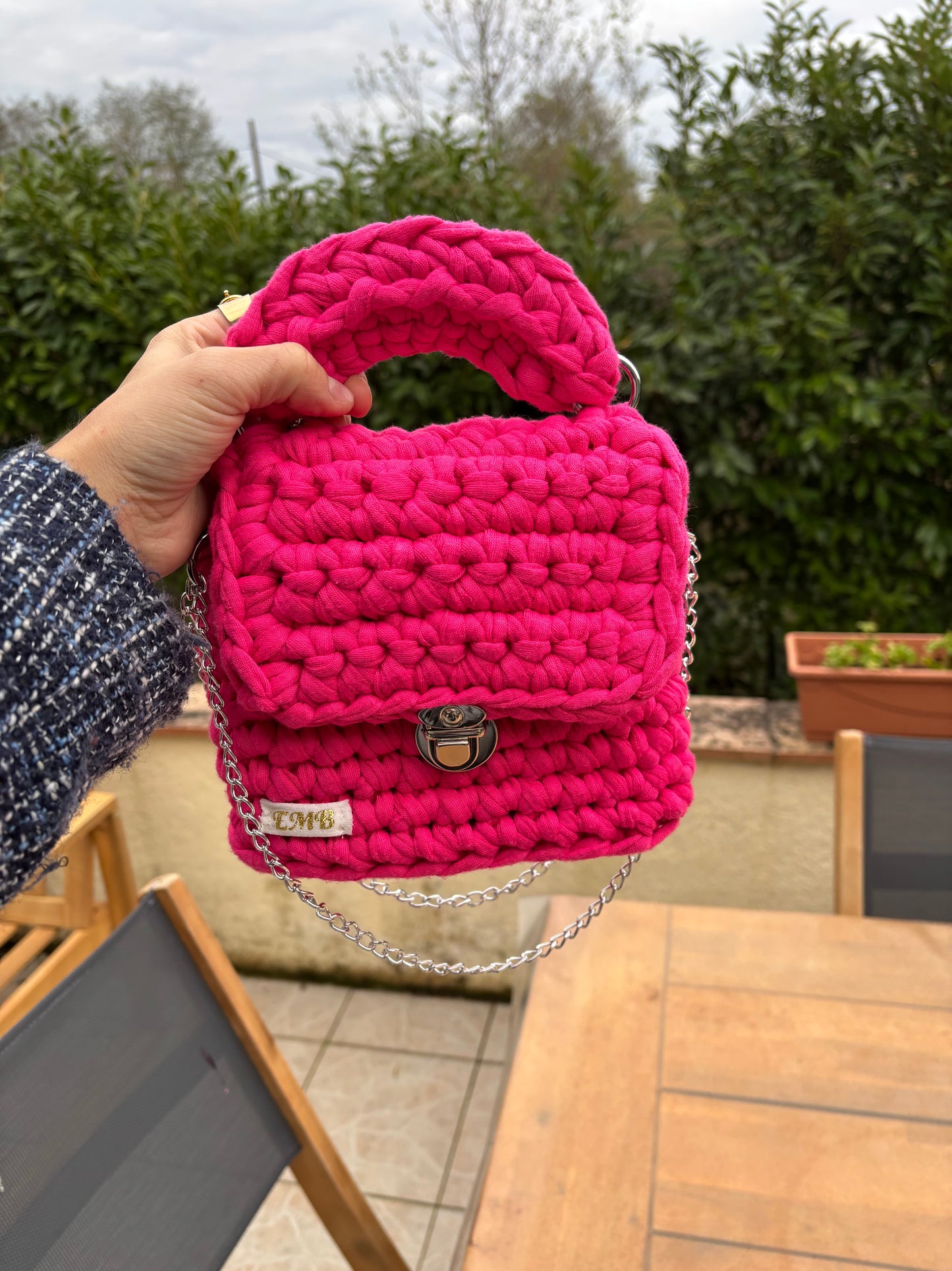 Sac en crochet (rose)